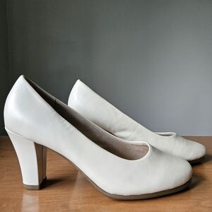 Cream heels